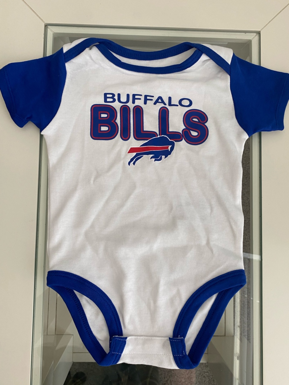 NFL Buffalo Bills White and Blue Onesie